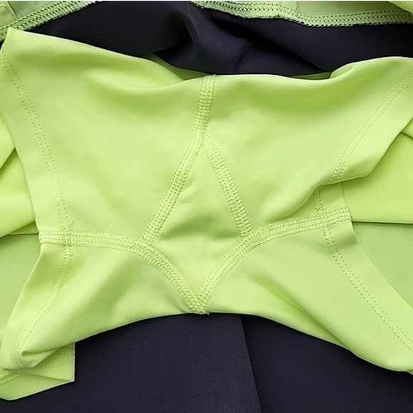 Champion G9 Duo Dry Max Black Grey Lime Athletic Skirt Skort Pleats Stretch XL - Picture 6 of 14